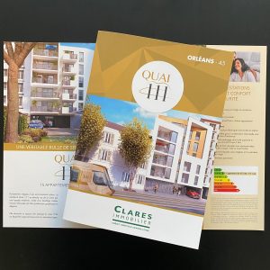 Impression - Dépliants Clares Immobilier